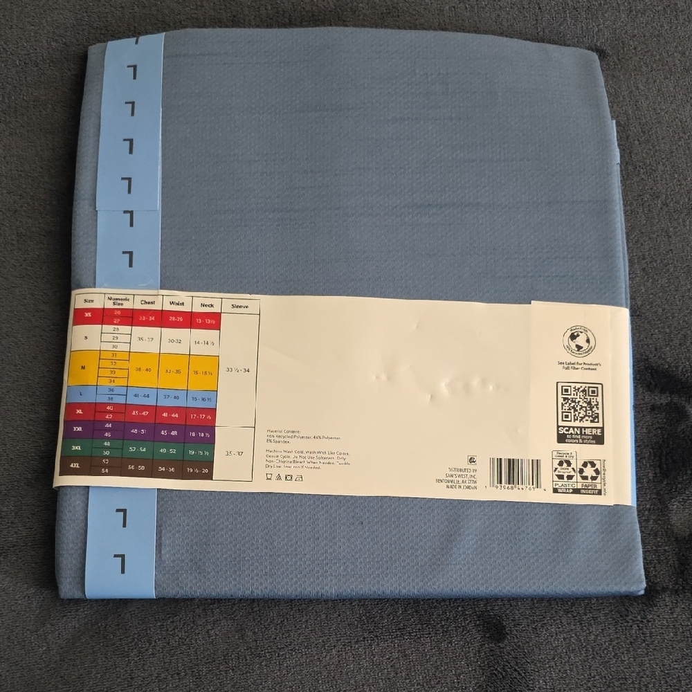 Member's Mark Light Blue Performance Polo - Picture 2 of 4